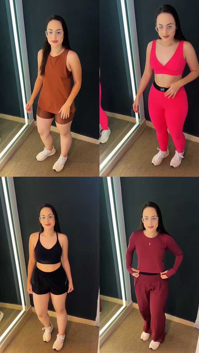 Reel da LARULP sobre look de treino